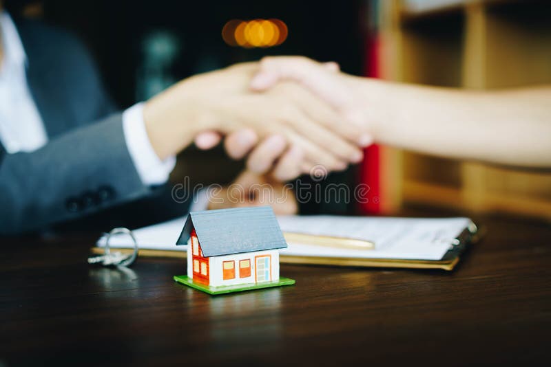 signed contract handshake