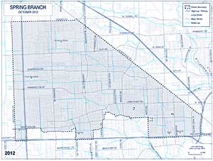 spring branch submarkets map