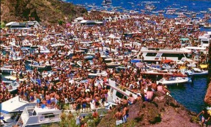 spring break crowds Havasu