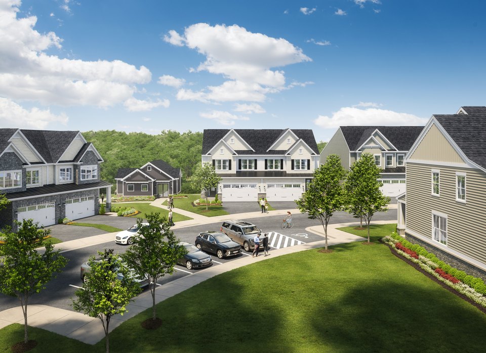 suburban homes neighborhood