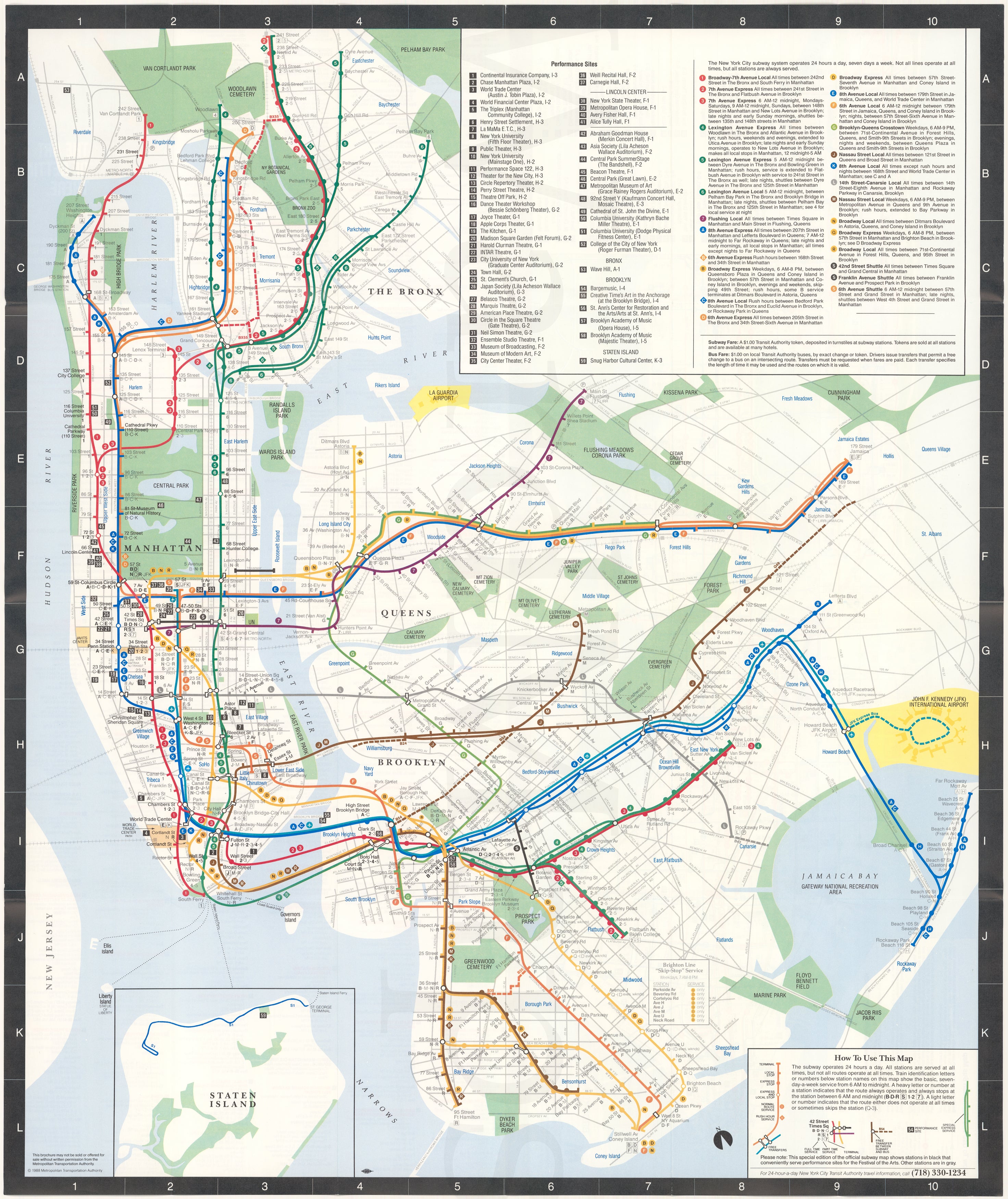subway map tribeca