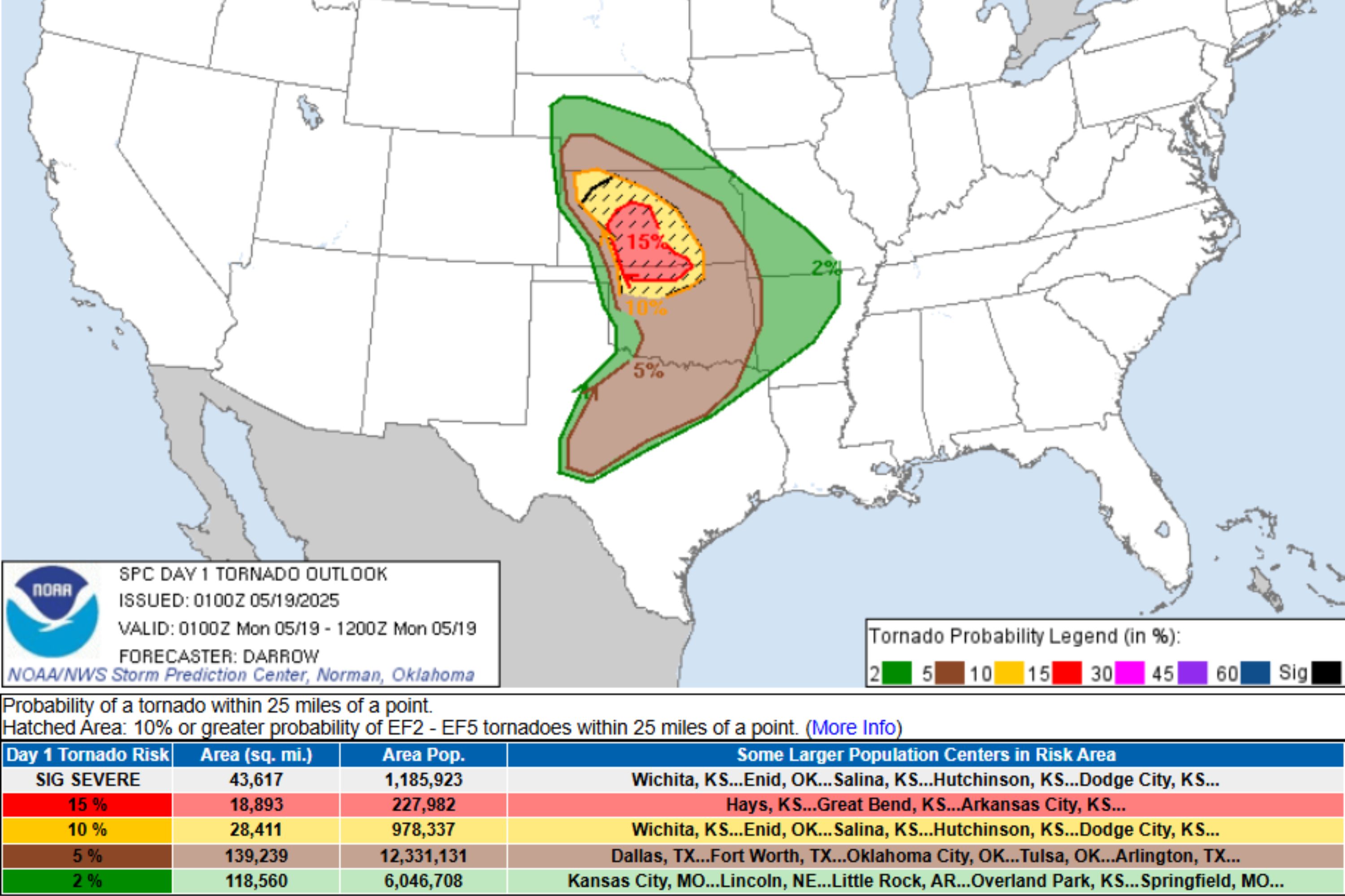 tornado risk map