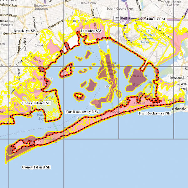 tsunami flood zone