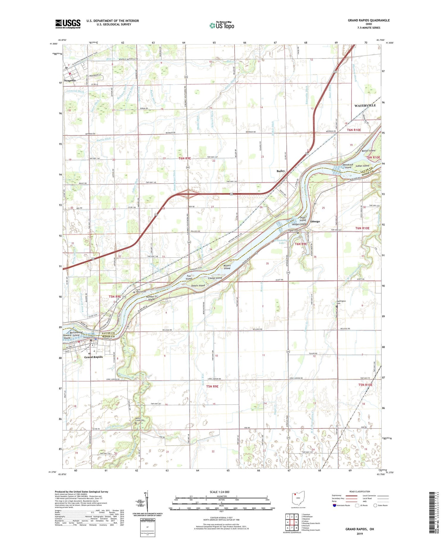 village zip boundary map
