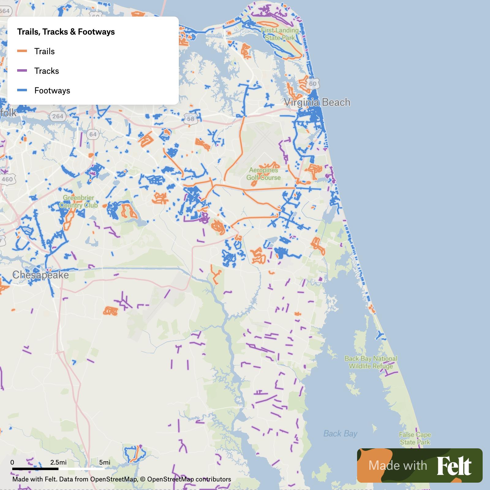 virginia beach zip map