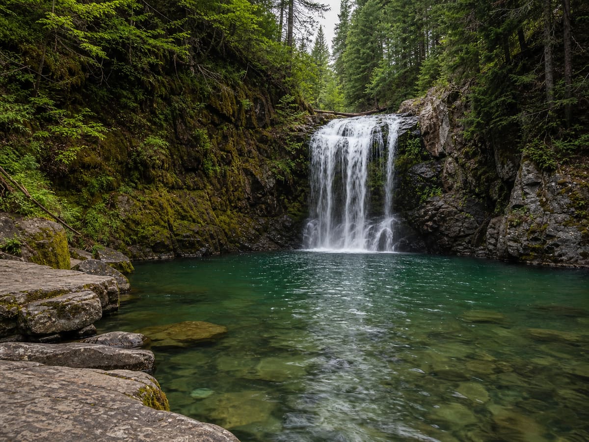 waterfall comparison map