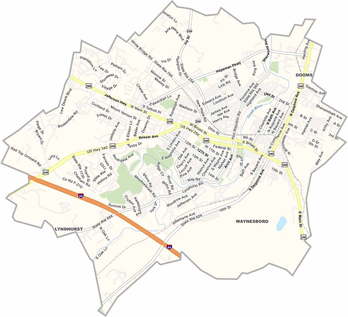 waynesboro commuter map