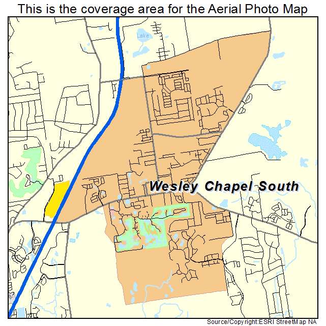 wesley chapel map location