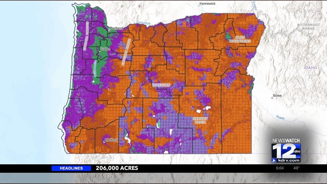 wildfire hazard map