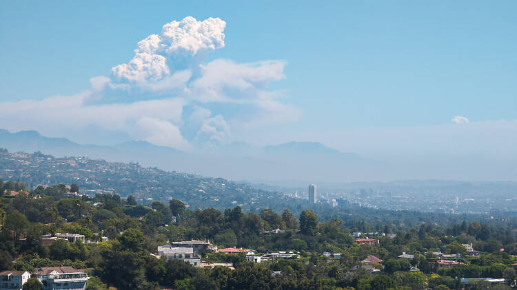 wildfire risk map granada hills