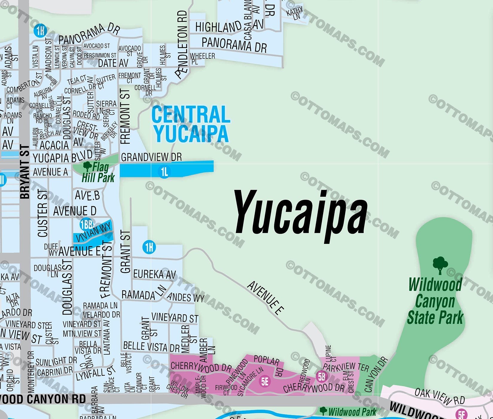 yucaipa neighborhood map