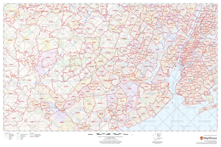 zip code boundary map