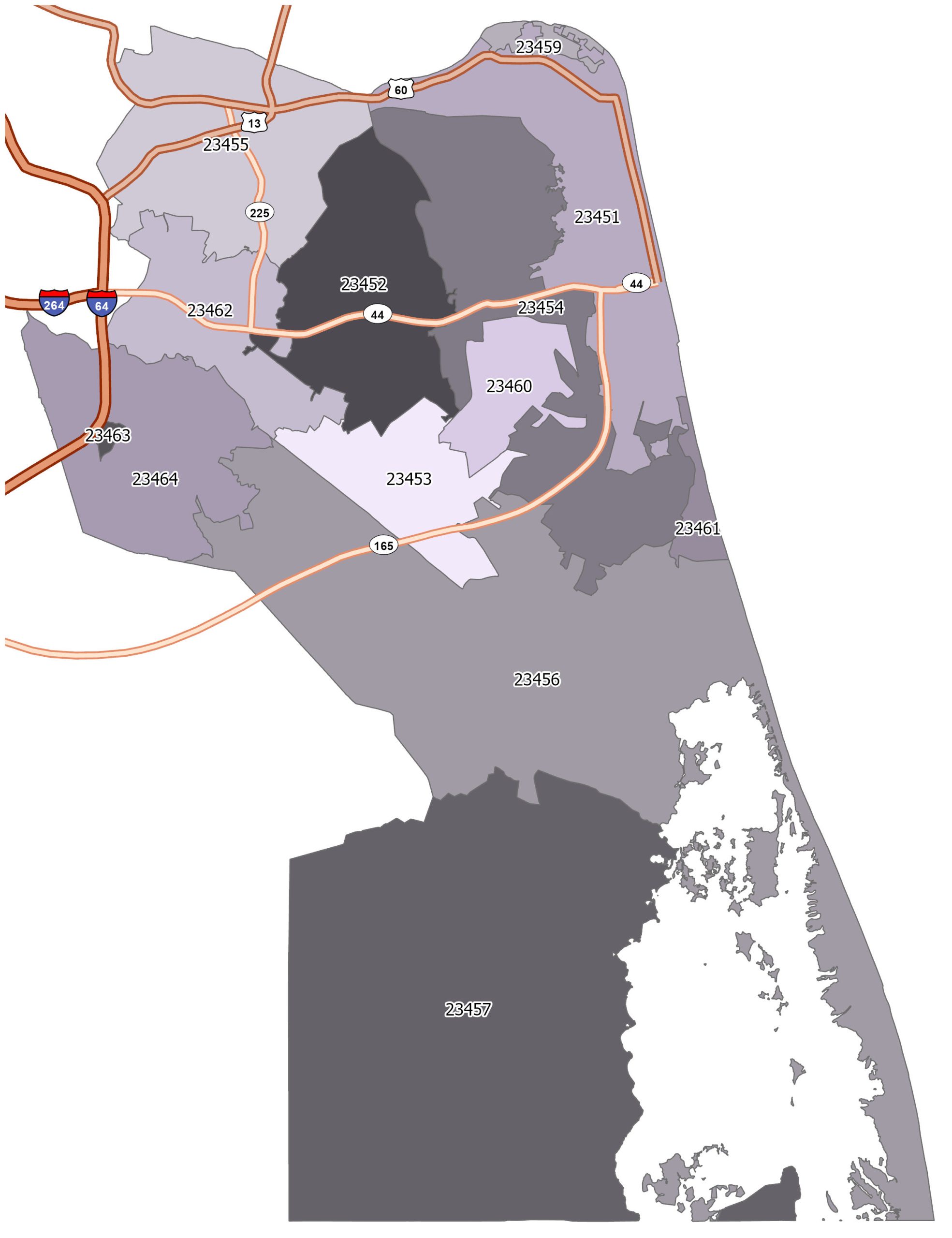 zip code count discrepancy