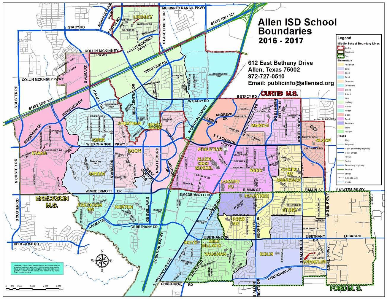 zoned school district map