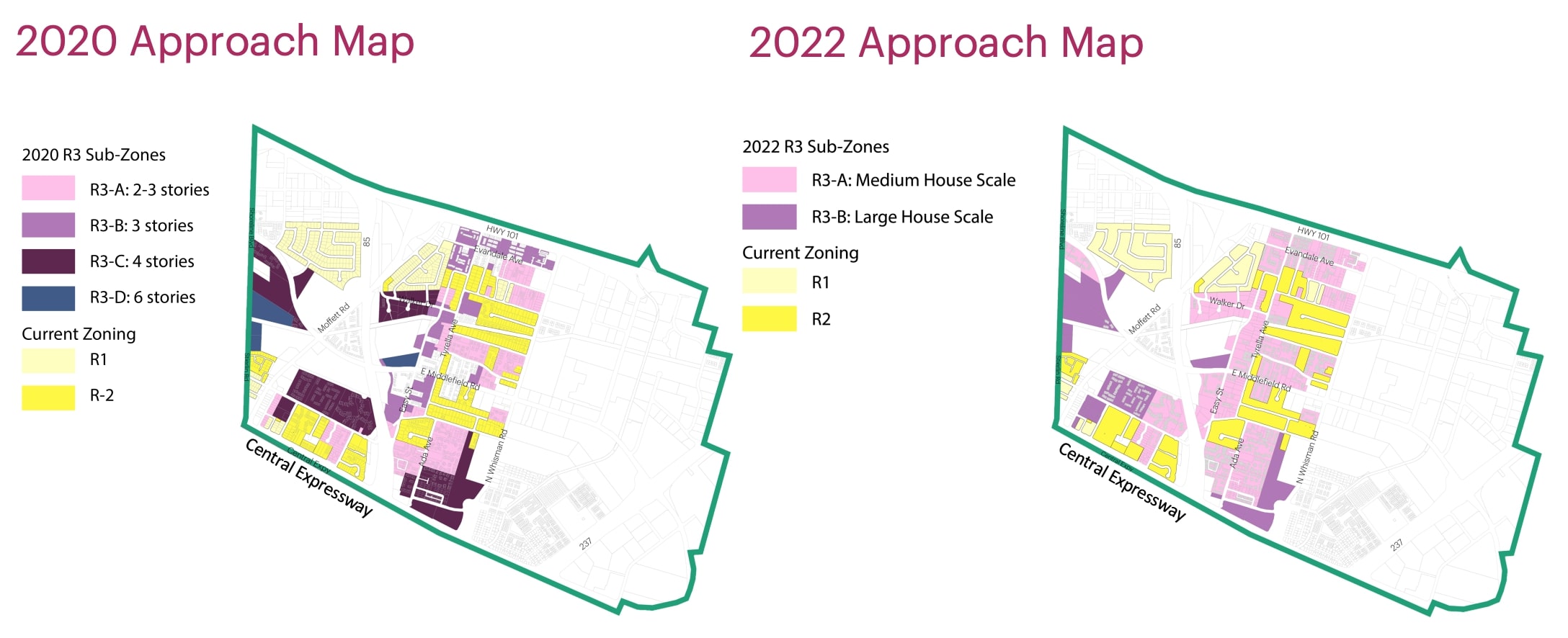 zoning map multifamily district